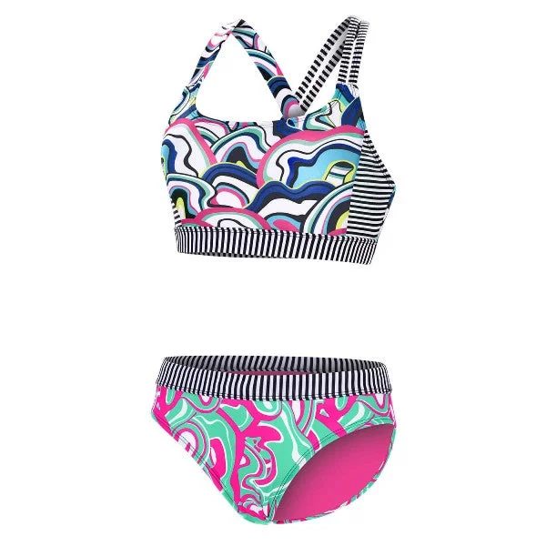 DOLFIN Uglies Women's Workout Two Piece Swimsuit (2 prints)